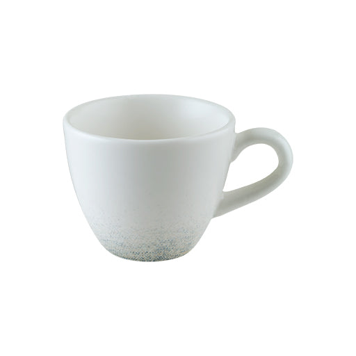 Bonna White Green Porcelain Sway Coffee Cup 80cc