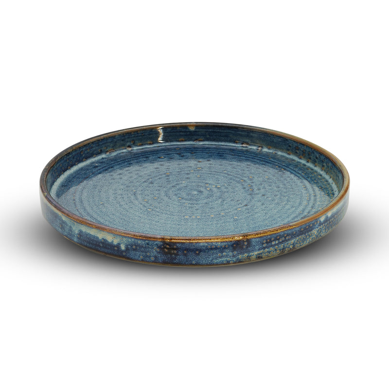 Bonna Blue Stone Porcelain Sapphire Flat Plate 26cm