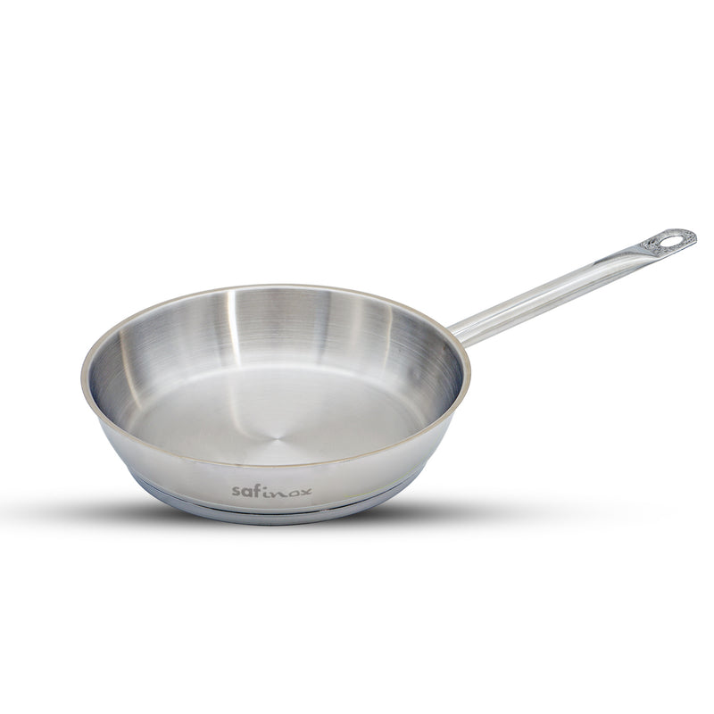 Safinox Silver Stainless Steel Cooking Pan 28cm