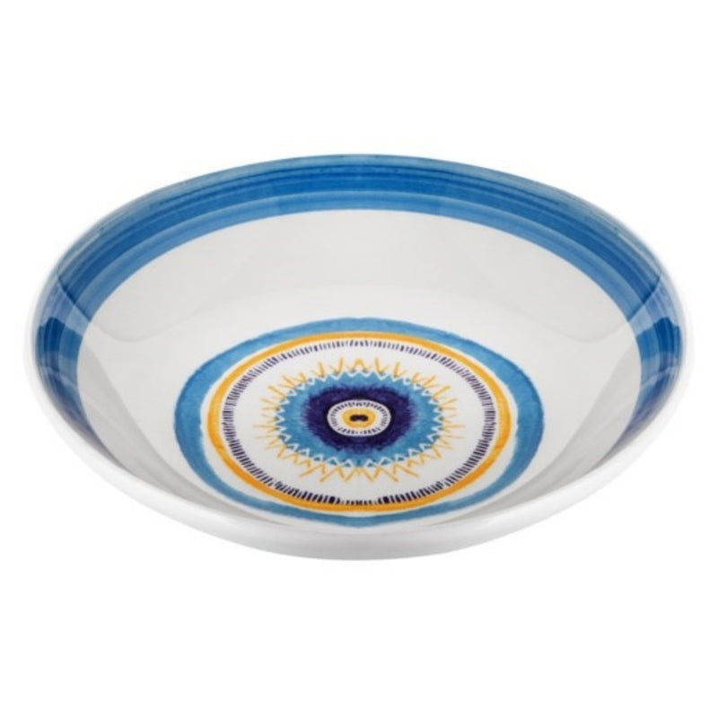 Balsa Blue Stone Ceramic Eye Salad Bowl 27cm