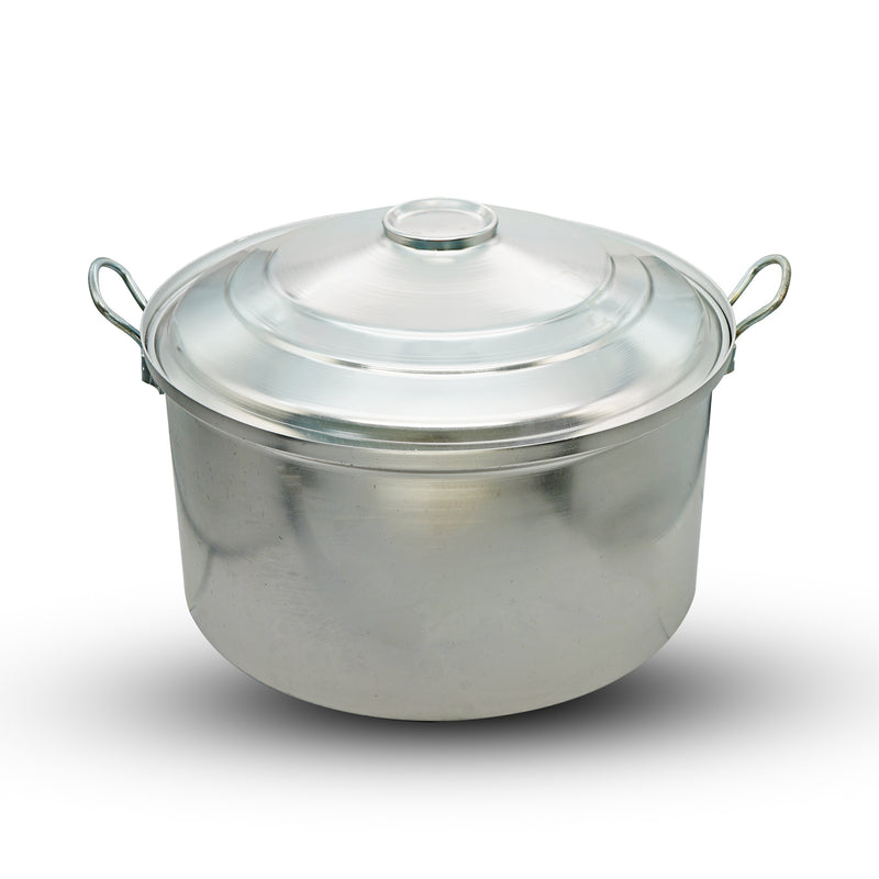 Silver Aluminum Pot 30cm