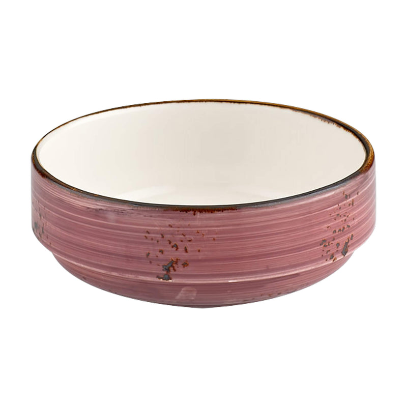 By Bone Purple Porcelain Rose Zest Bowl 8cm