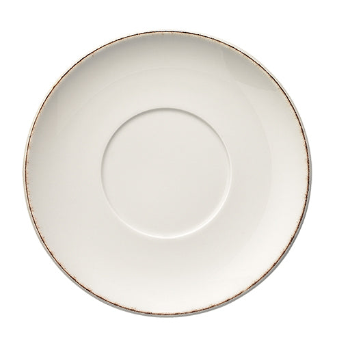 Bonna White Porcelain Retro Gourmet Konsome Bowl Plate 17cm