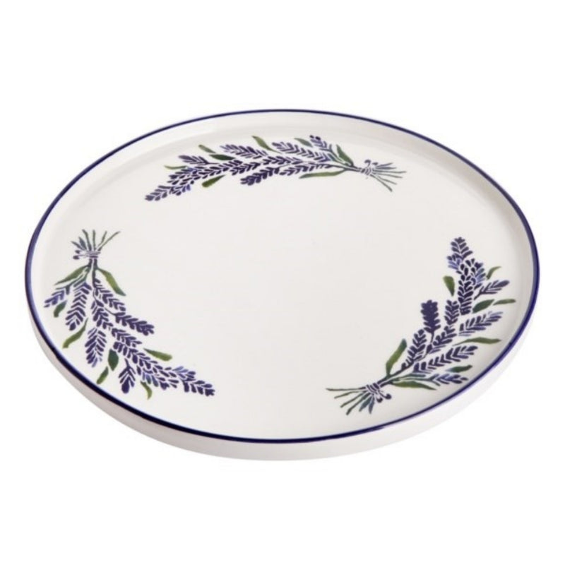 Balsa White Blue Porcelain Cobalt Lavender Serving Plate