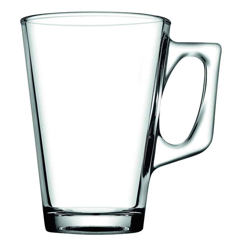 Pasabahce Glass Vela Handled Mug