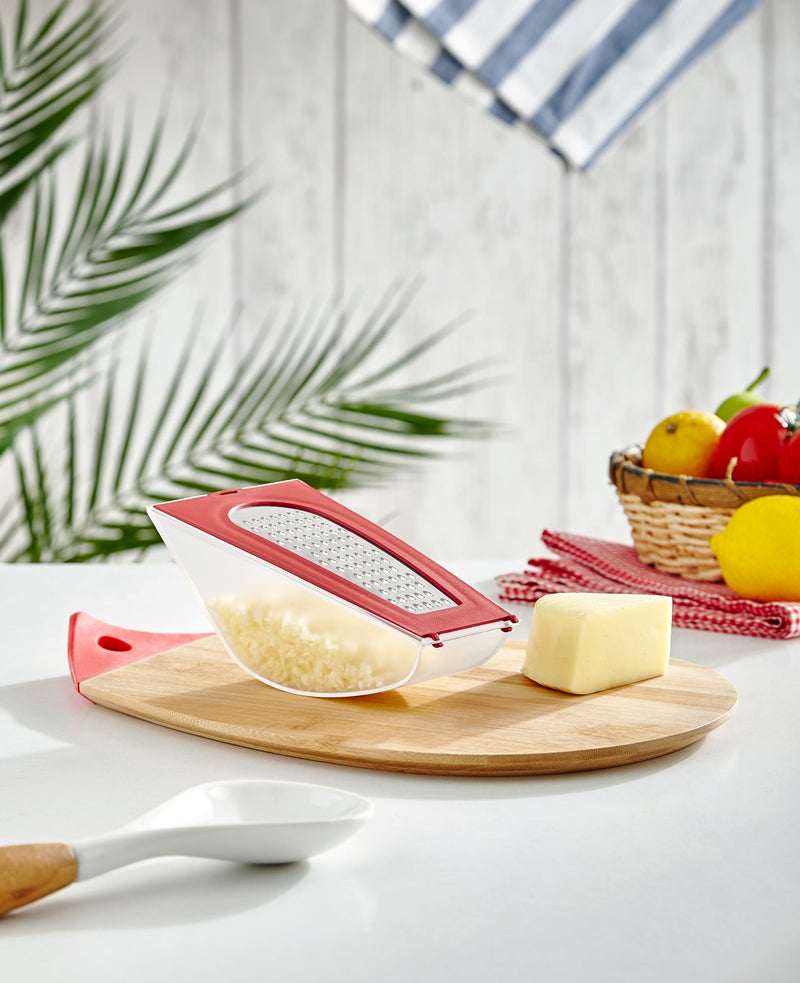 Qlux Plastic / Stainless Steel Practical Grater With Container