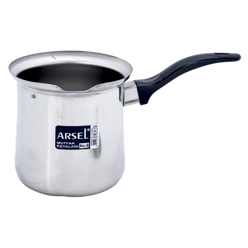 Arsel Silver Steel Pot No:8