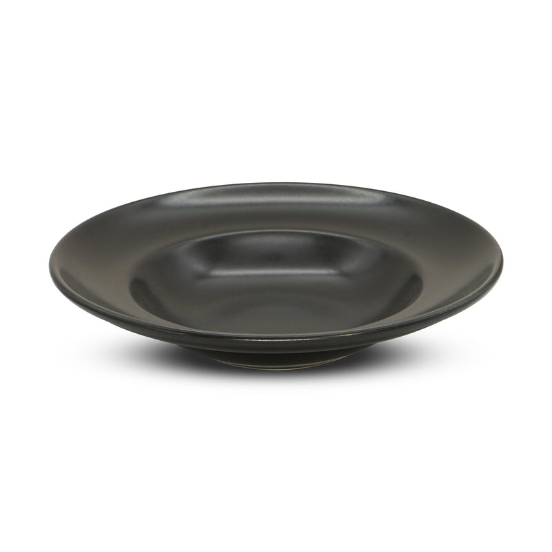 Bonna Black Porcelain Notte Flate Plate 27cm