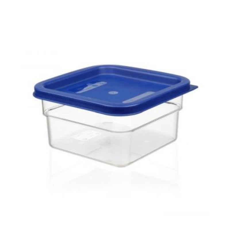 Bora Blue Lid Plastic Corona Storage Container 2lt