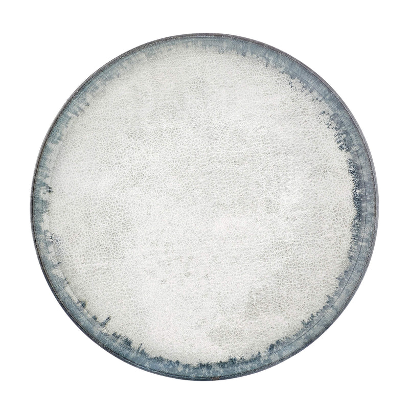 By Bone Blue Stone Porcelain Smooth Ambience Flat Plate 22cm