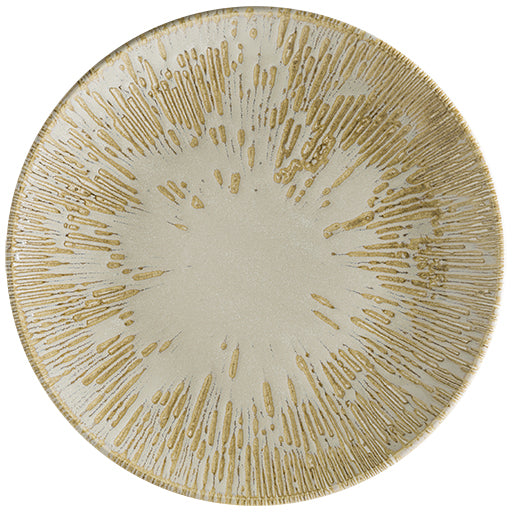 Bonna Cream Porcelain Sand Flate Plate 17cm