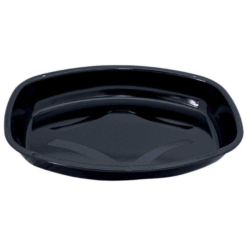 Nusse Black Enamel Oval Baking Tray 36x26cm