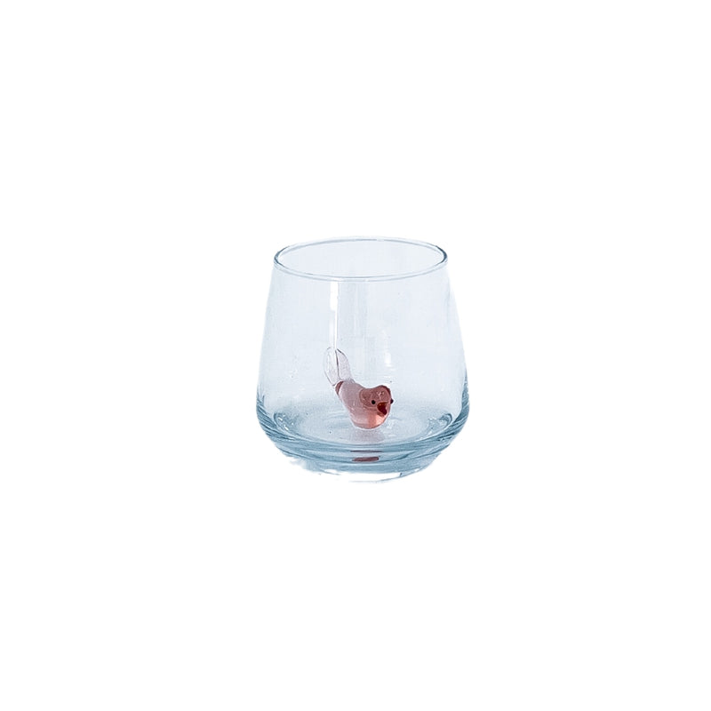 Glass Animal Figure Drink Glass