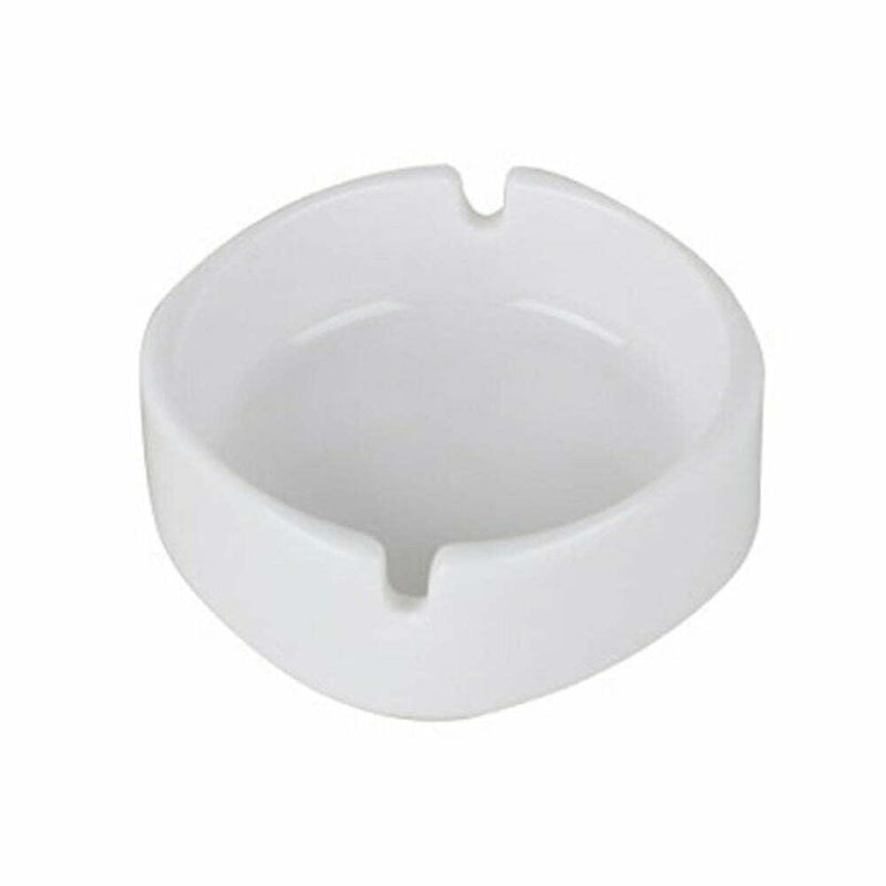 Porland Soley Plain White Ashtray 10cm