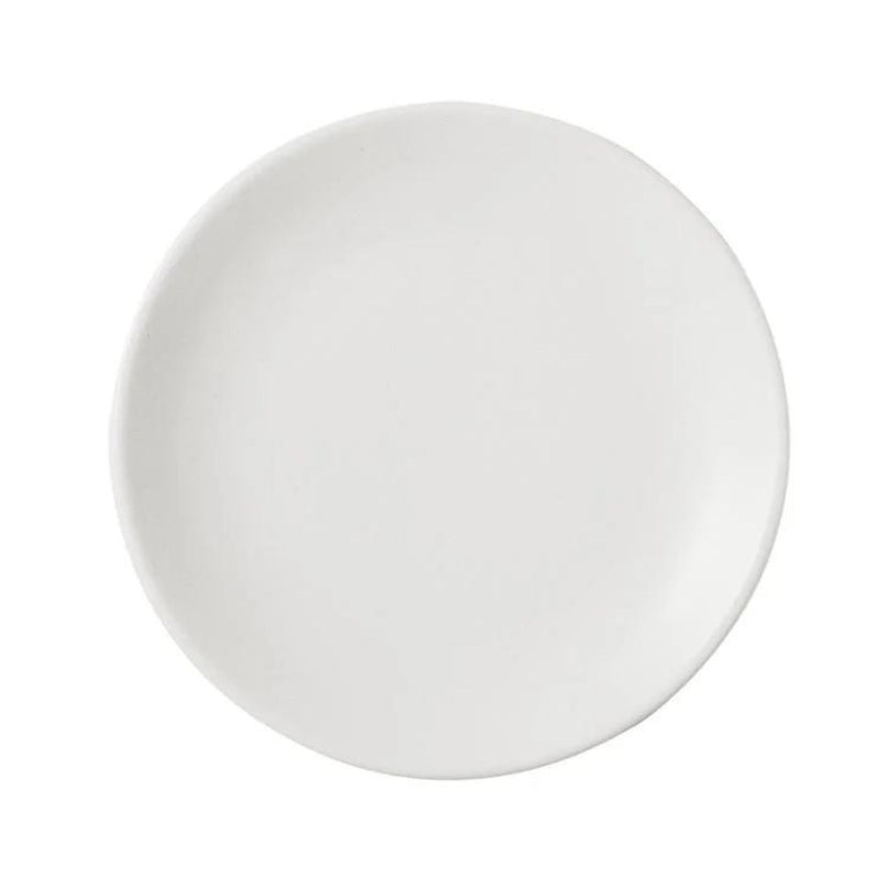 Porland Soley Plain White Thick Flat Plate 28cm