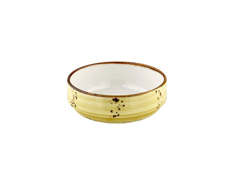 By Bone Yellow Stone Porcelain Sun Zest Joker Bowl 10cm