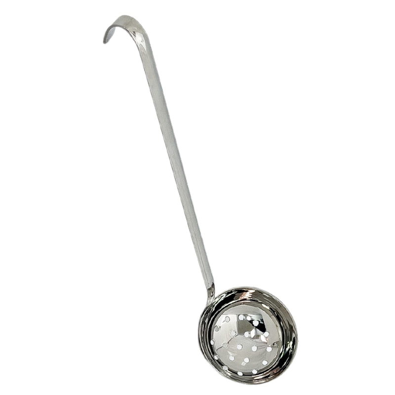 Silver Steel Industriel Ladle Perforated No:2 36cm