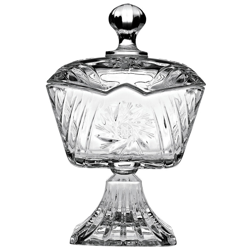 Pasabahce Clear Glass Stella Crystal Sugar Bowl 100mm