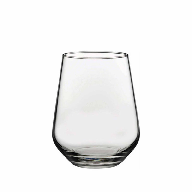Pasabahce Clear Allegra Stemless Wine Glass Set Of 3 425cc
