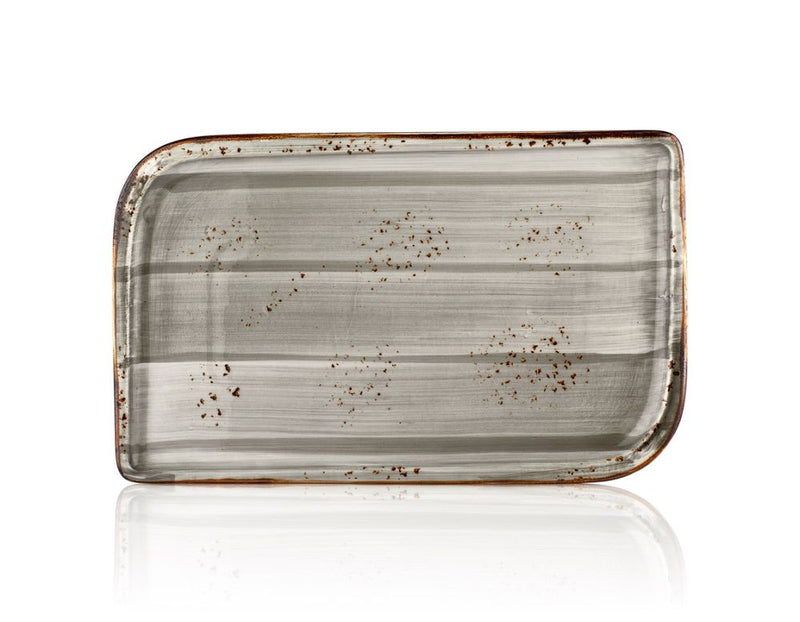 By Bone Gren Stone Porcelain Supreme Rectangular Plate 38cm