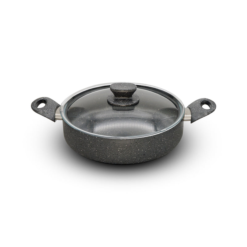 Akpa Grey Granite Pot 28cm