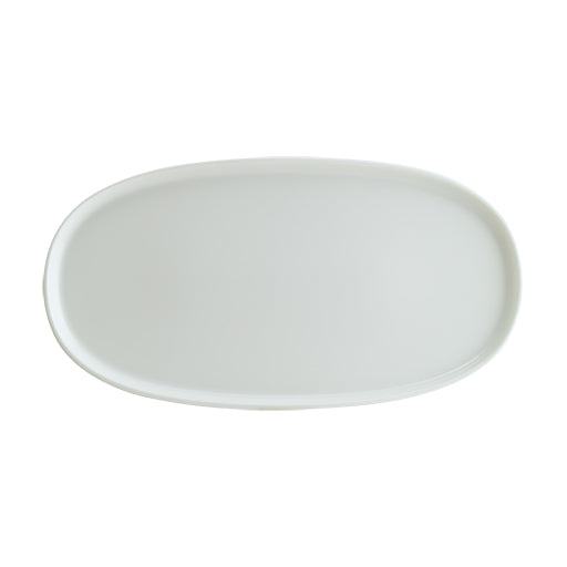 Bonna White Porcelain Lunar Hygge Oval Dish 30cm