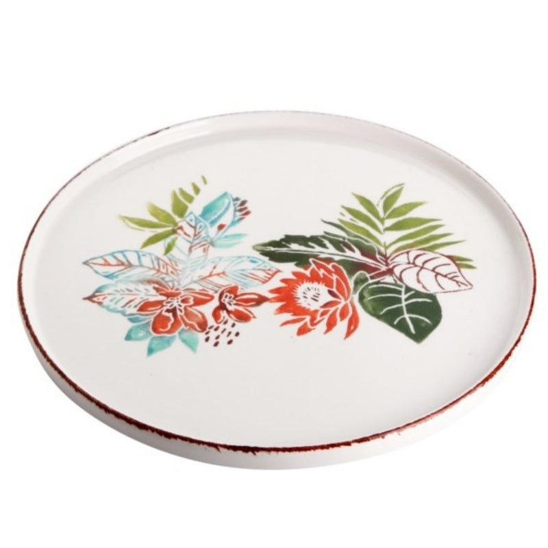 Balsa White Stone Porcelain Amazon Serving Plate