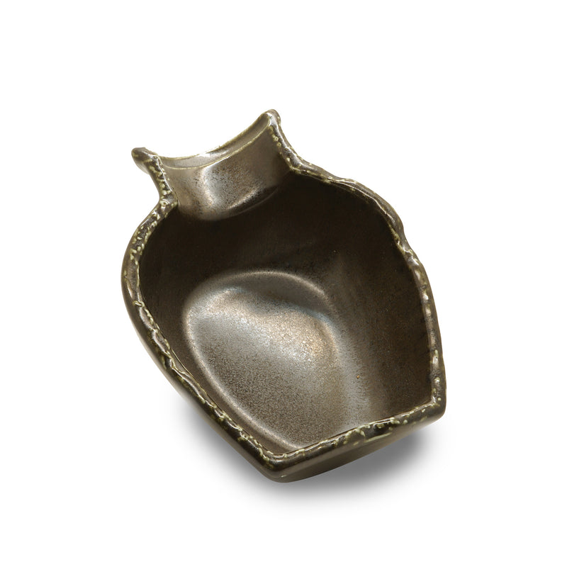 Jumbo Brown Porcelain Lidya Decorative Bowl 20cm