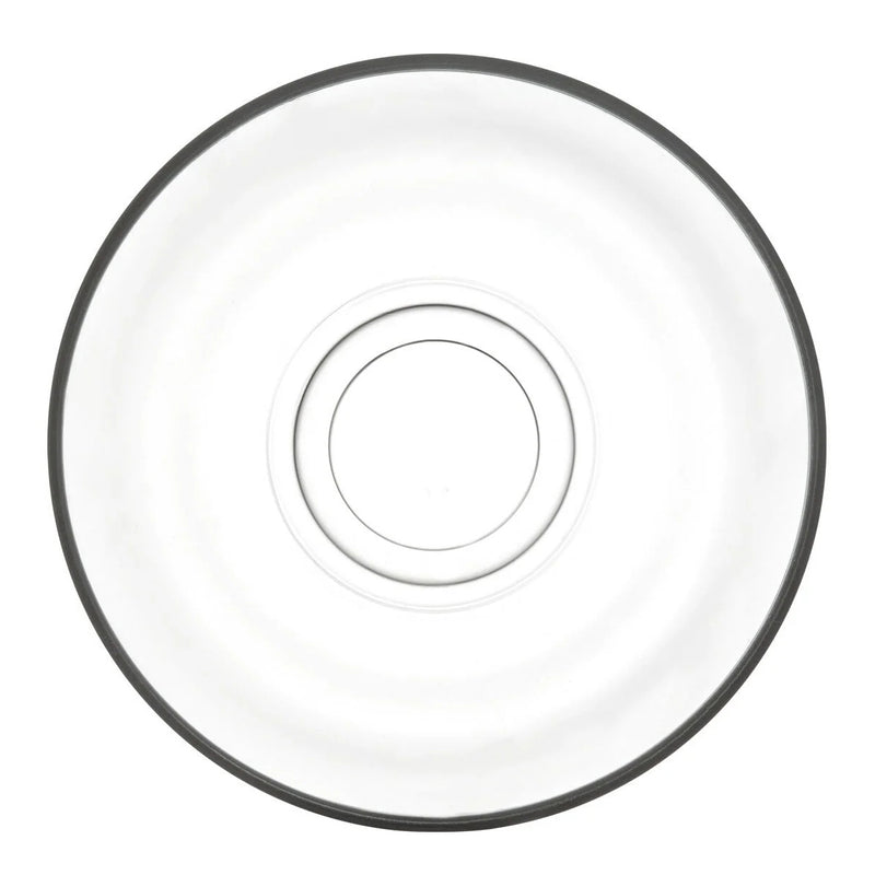 Lav Clear Glass Ajda Saucer Set of 6 110mm