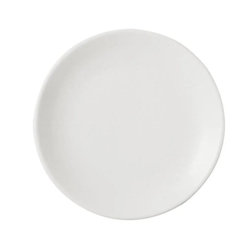 Porland White Porcelain Lebon Flat Plate 24cm