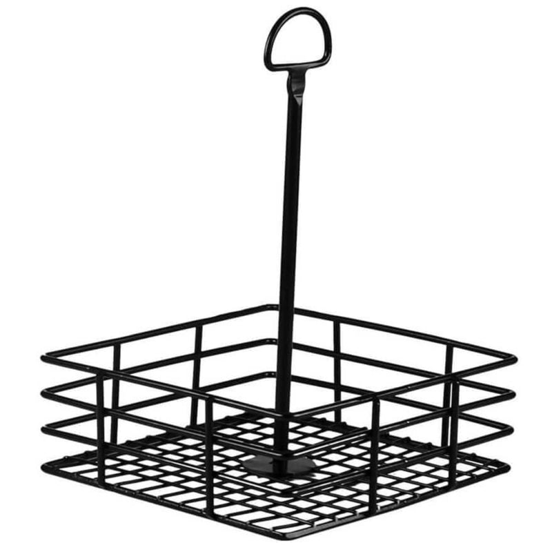 ABM Black Sqaure Sauce Bottle Holder 15x15xx26cm
