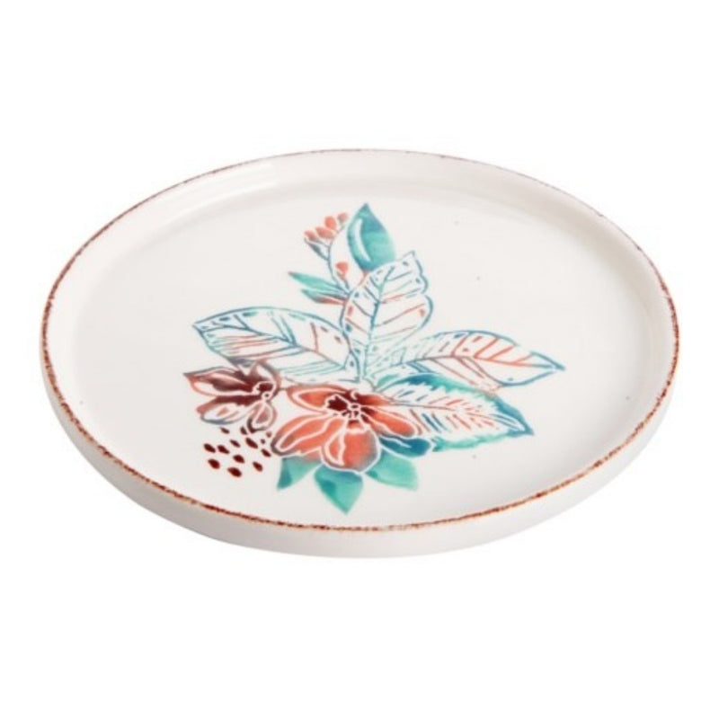 Balsa White Stone Porcelain Amazon Small Service Plate