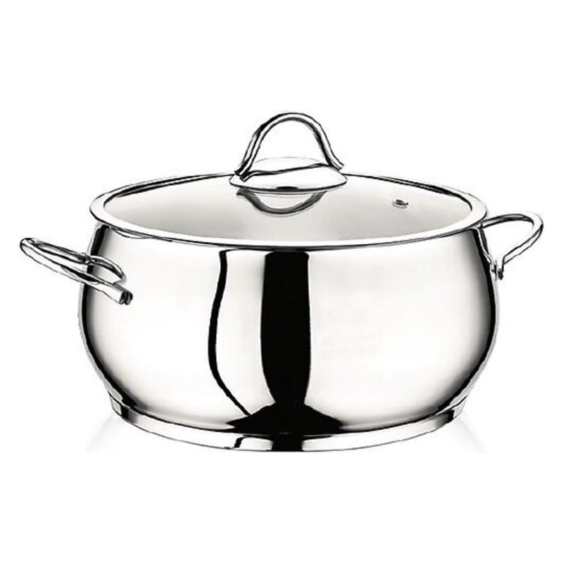 Safinox Stainless Steel Bella Casserole Pot with Lid 20x10cm