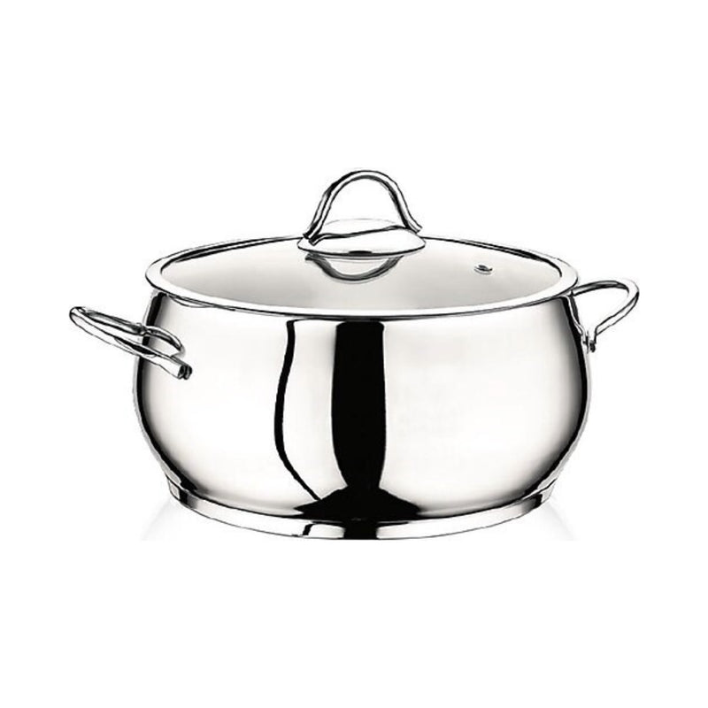 Safinox Stainless Steel Bella Casserole Pot with Lid 16x10cm