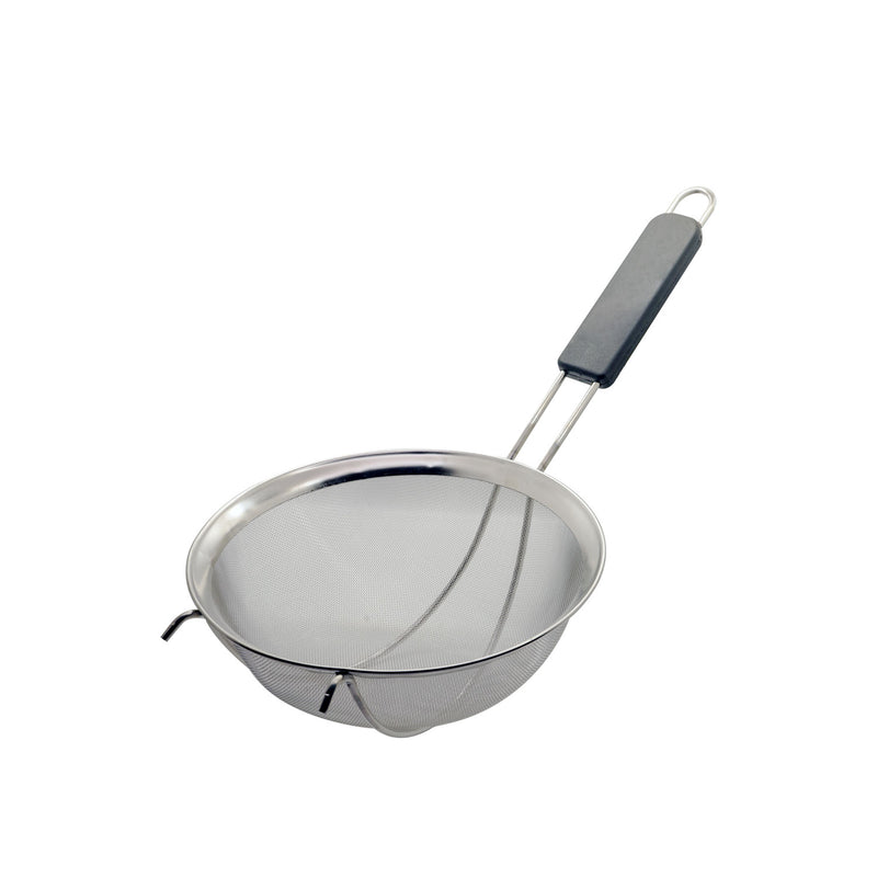 Bogazici Silver Stainless Steel Short Handled Milk Sieve 27cm