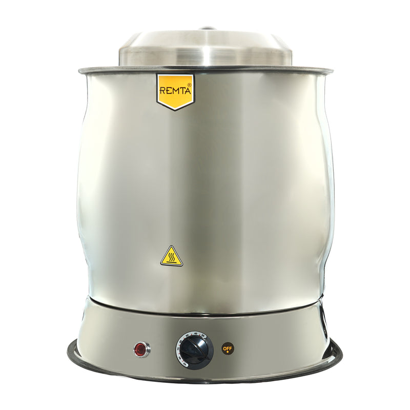 Remta Silver Stainless Steel Soup Warmer 9Lt