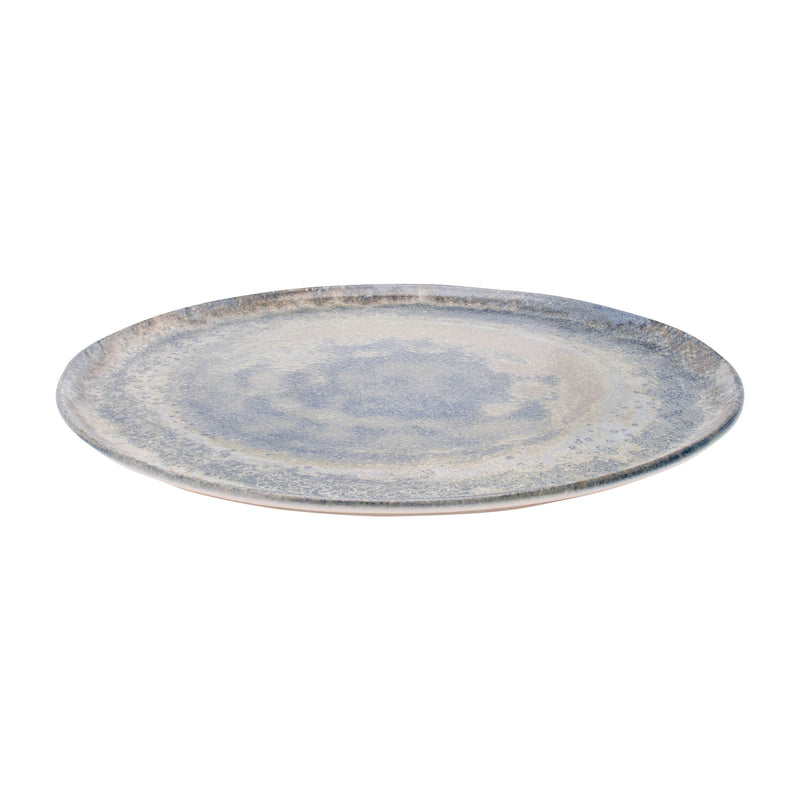 Bonna Blue Porcelain Omnia Flat Plate 32cm