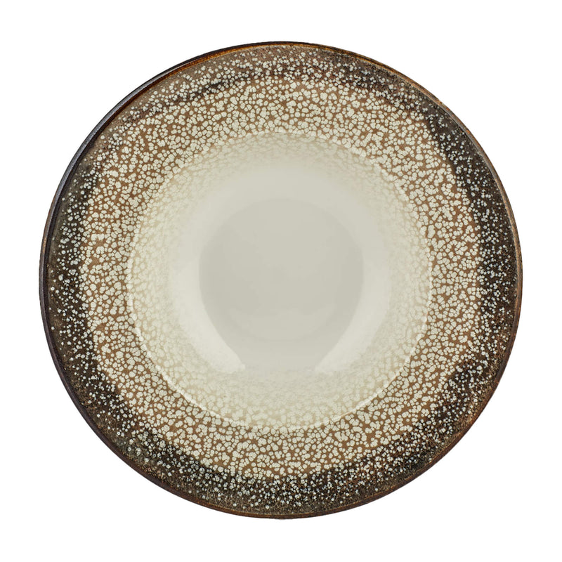 By Bone Green Stone Porcelain Spazio Gastro Deep Plate 28cm