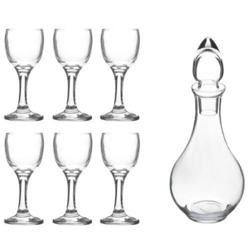 Pasabahce Beykoz Blown Decanter Set 7pcs