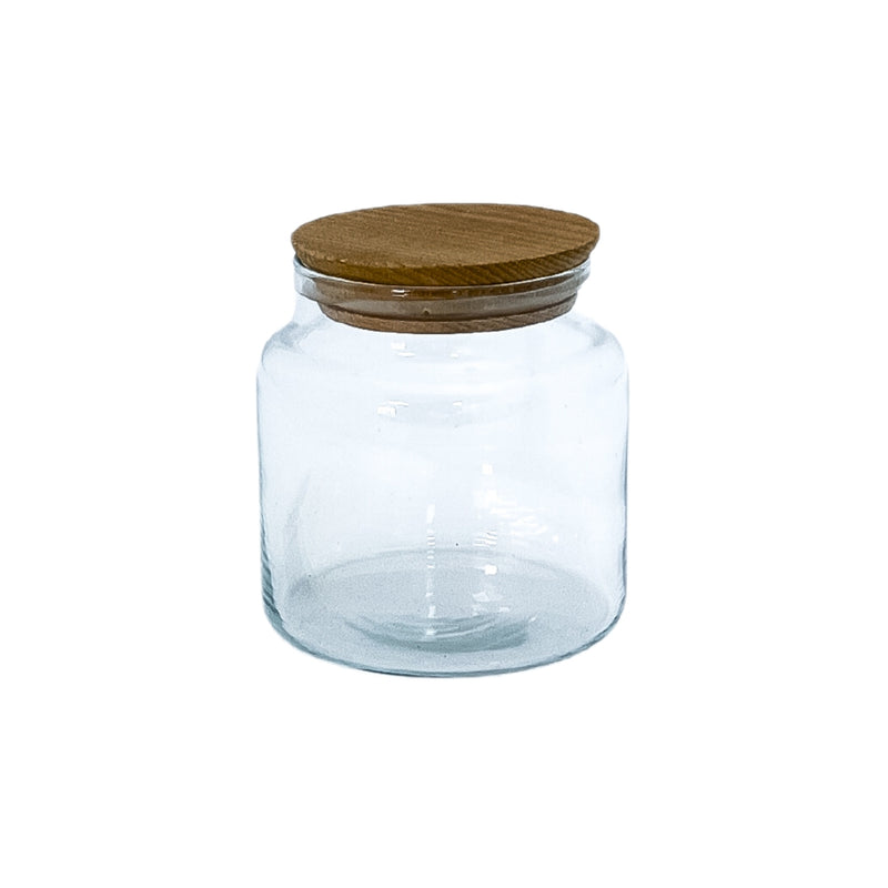 Bambu Glass Jar With Lid 0.29Lt