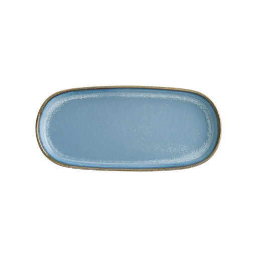 Bonna Blue Porcelain Sky Hygge Oval Plate 21cm