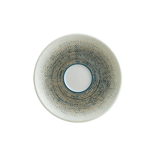 Bonna Blue White Porcelain Sway Coffee Saucer 12cm