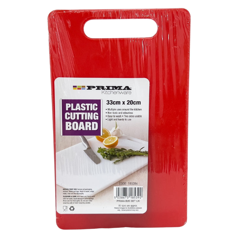 Prima Mixed Color Plastic Cutting Board 33x20cm