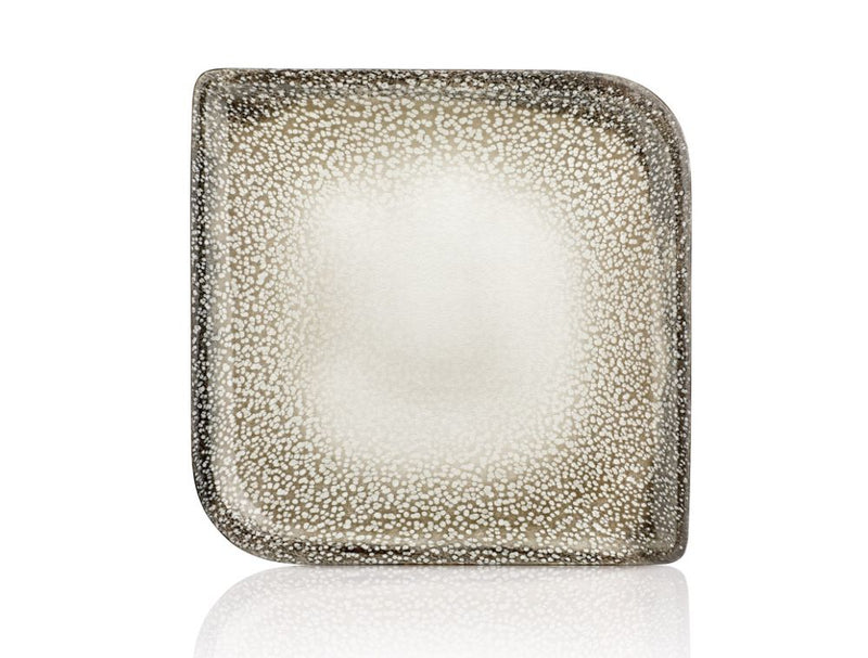 By Bone Green Stone Porcelain Spaizo Recatangular Plate 30cm