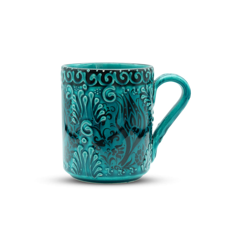 Firuze mix Colar Porcelain Mug
