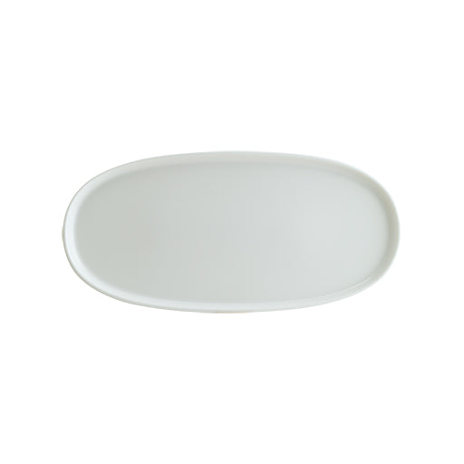 Bonna White Porcelain Hygge Oval Plate 21cm
