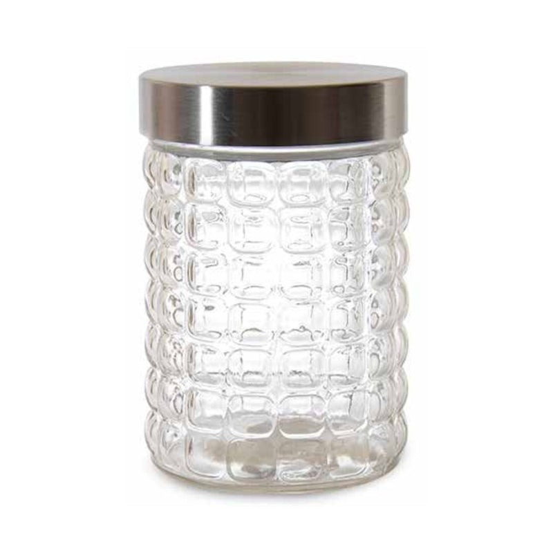 Ipek Glass Jar With Metal Lid 22cm