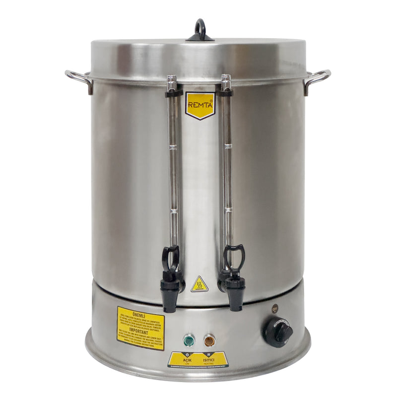 Remta Silver Stainless Steel Deluxe Tea Dispenser (500 Cups) 50Lt