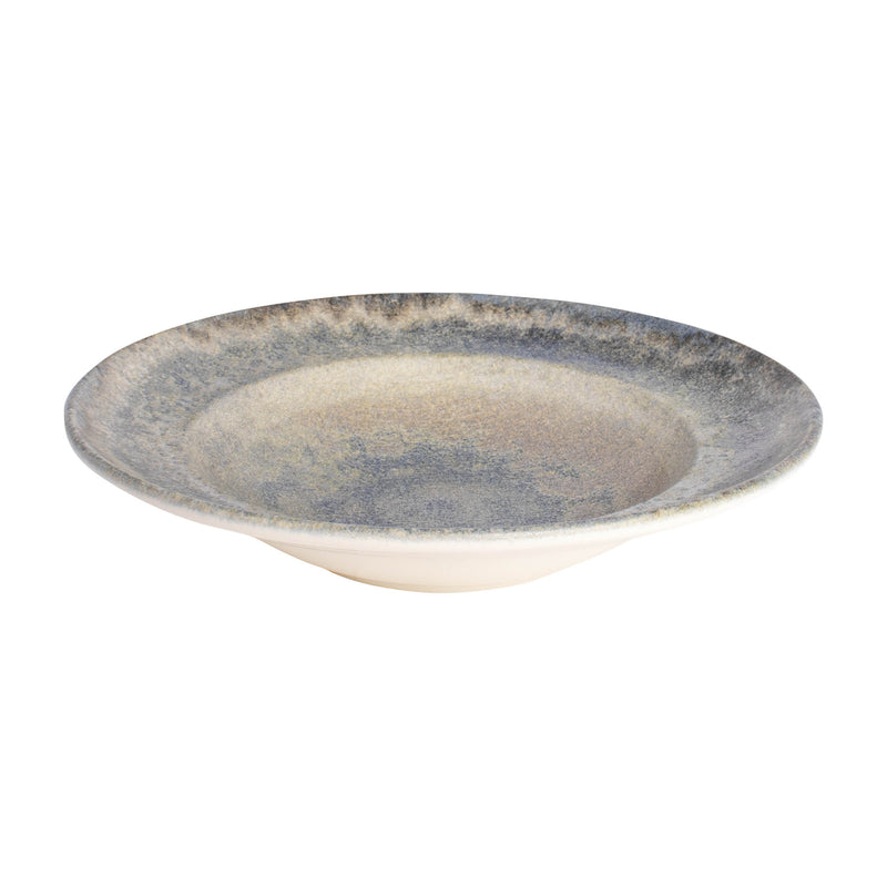Bonna Stone Grey Porcelain Omnia Round Bowl 24cm