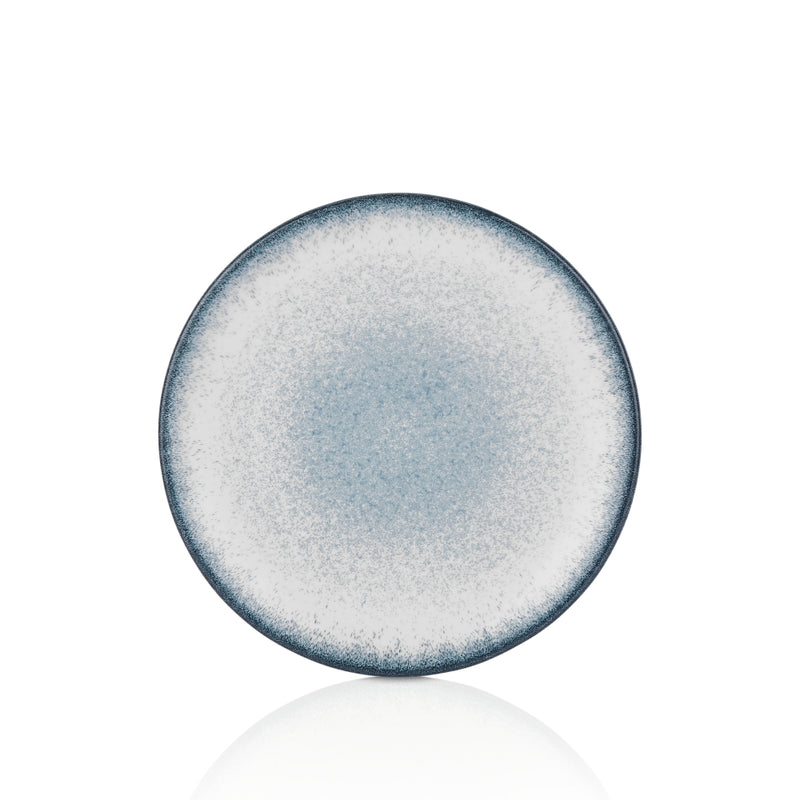 By Bone Blue Stone Porcelain Tinta Occhio Zest Deep Plate 21cm